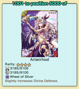 Arianrhod Stats Banner