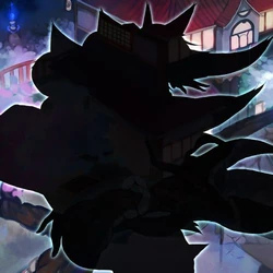 Pipe Fox Focused Silhouette