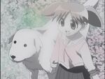 Chiyo Chan and Mr. Tadakichi together in the Raspberry Heaven music video.