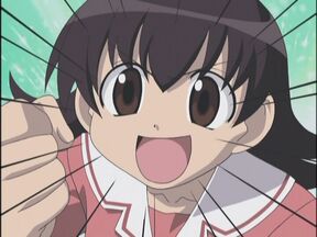 As Tomo in "Azumanga Daioh" (both the TV series and movie).