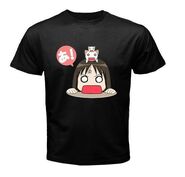 Angry Osaka and Neco Coneco T-shirt (available in black as well as in white)