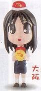Figure of Osaka in Magnetron Burger uniform
