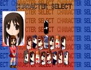 Azumanga Fighter Character Selection Screen