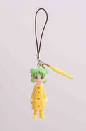 Yotsuba phone strap (with raincoat and umbrella)