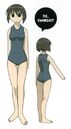 Kaori P.E. Swimsuit Reference Sheet