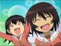 Kagura and Tomo laughing