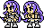 Elise's sprites in Mighty Gunvolt