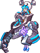 Merak's Armed sprite with his chair (carrying Joule)