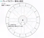 Top down view diagram with foundation visible