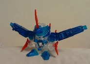Cobalt Saber Fire Clear Blue Armor with Clear JBA zero system from Winners Battle Colosseum Strike Battle Set