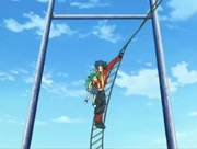 Kyousuke rescuing Aoi