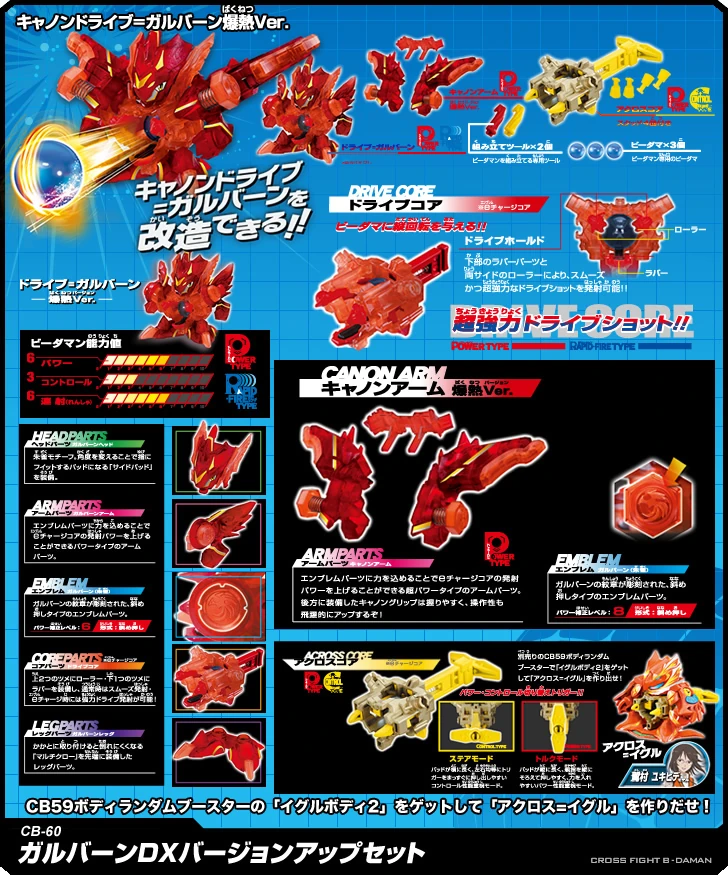 クロスファイトビーダマンCB60 怖かっ ガルバーンDXバージョン 