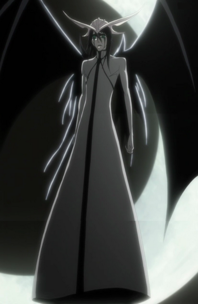 Ulquiorra's second release and Ichigo's Vasto Lorde form.