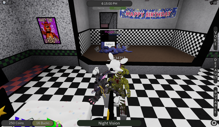 I'm bored, here's some FNAF Roblox screenshots