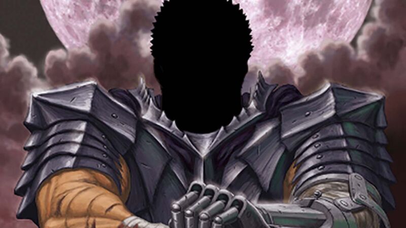 Was rewatching the 90's anime adaptation and Guts face in this scene is  just so funny : r/Berserk