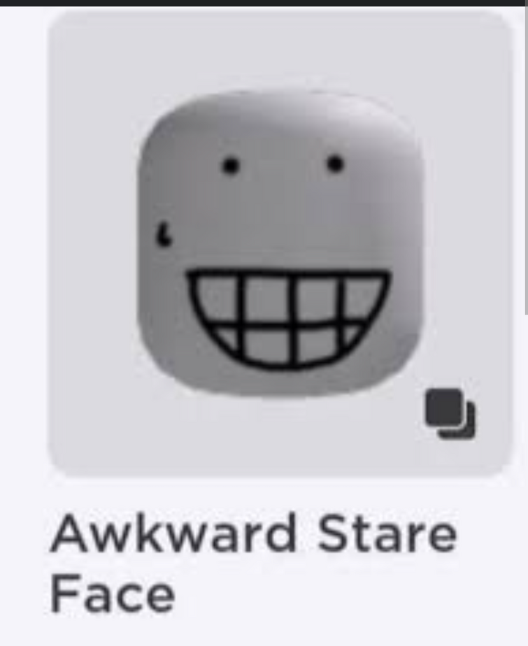 Teethy Grin Face - Roblox