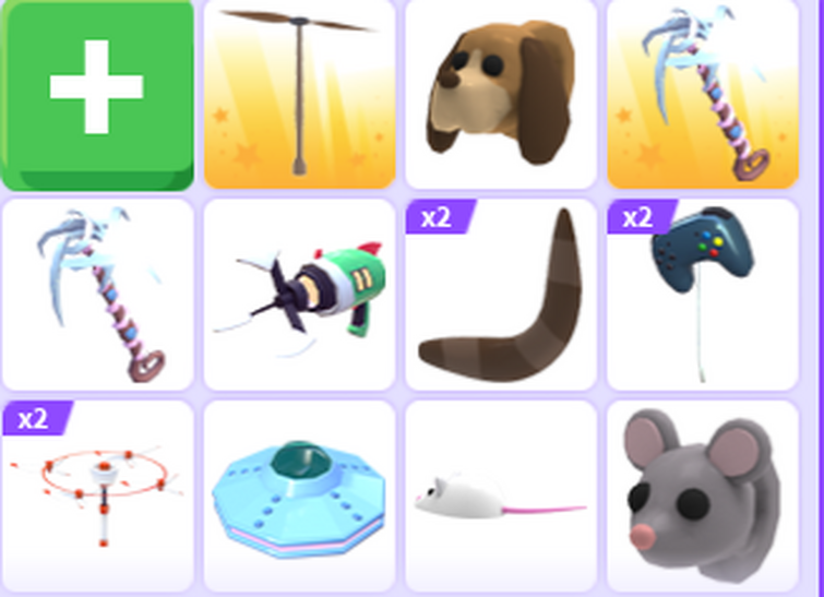 trading my adopt me inventory (old pets, high value pets, old toys