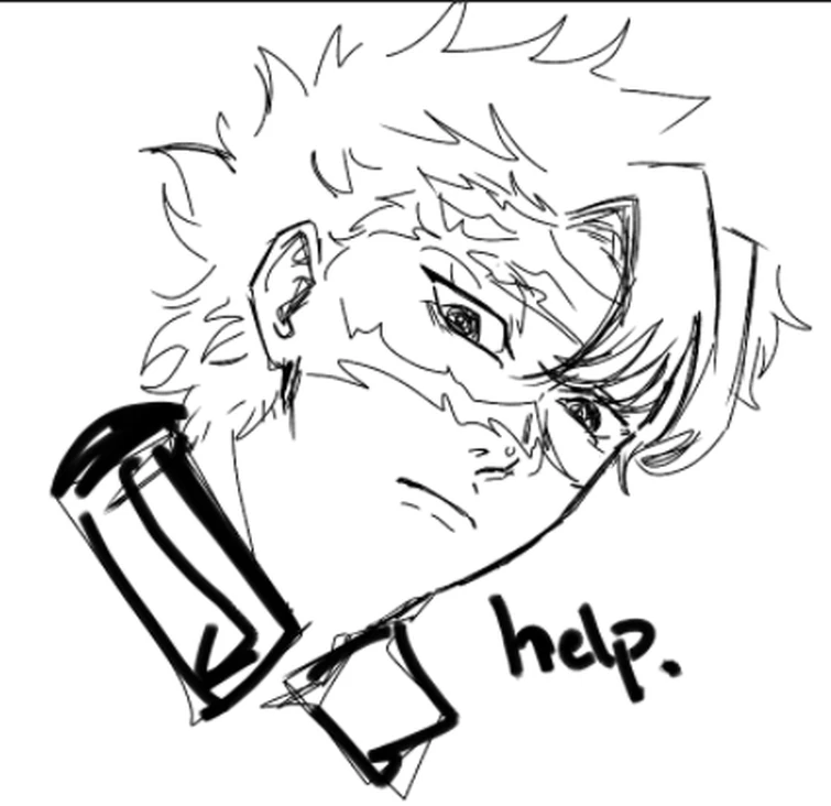 I'm having a bad day because I can no longer draw Sanemi properly. 💀