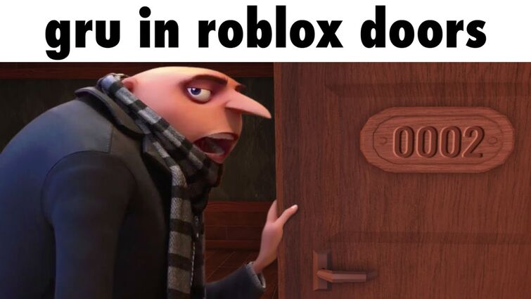 gru in roblox doors!! (credit to kaka v420 for original video)