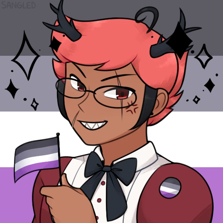 i made a picrew based off Alastor Fandom