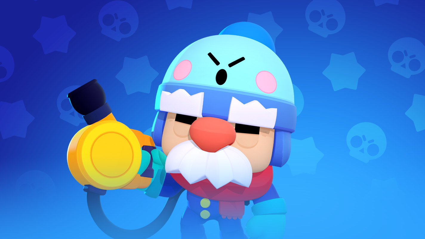 Новый скин на тика. Гейл Brawl Stars. Гейл из Браво старс. Новогодние скины в БРАВЛ старс Гейл. Гейл на аву БРАВЛ старс.