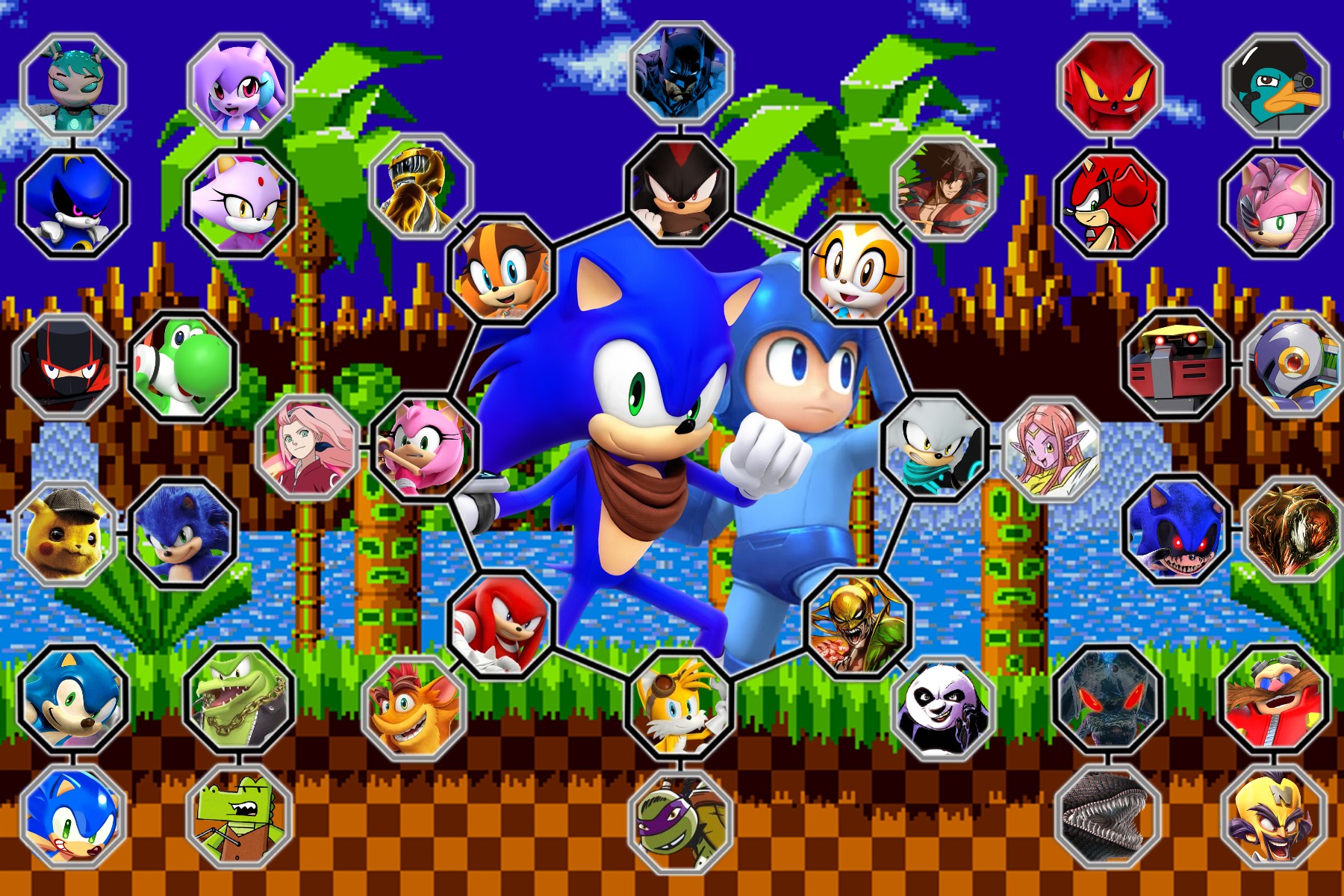 Sonic Matchup Wheel Fandom