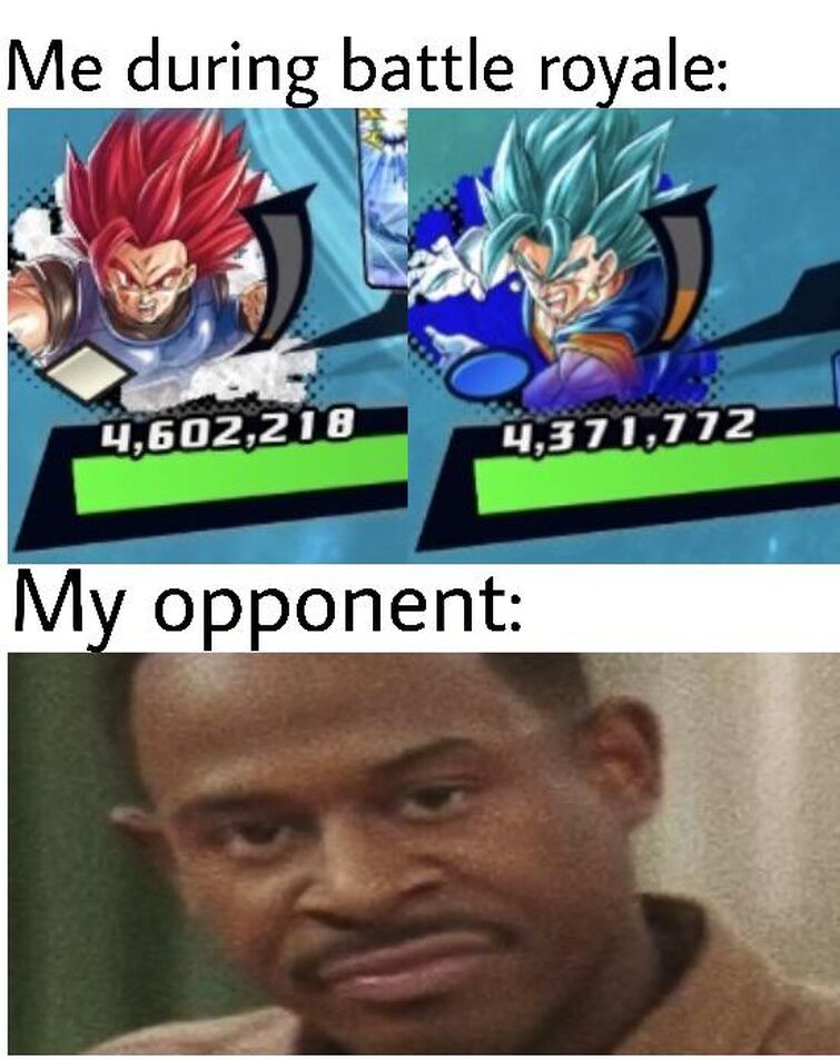 Lol the only way to enjoy this game . make memes about it :  r/DragonballLegends