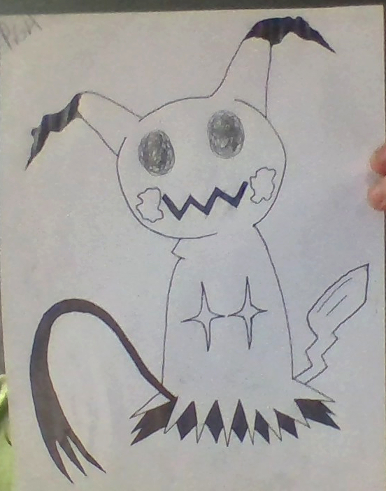 Mimikyu Drawing Im Working On-... | Fandom