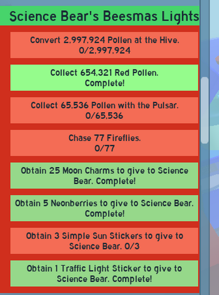 Beesmas Quests | Fandom