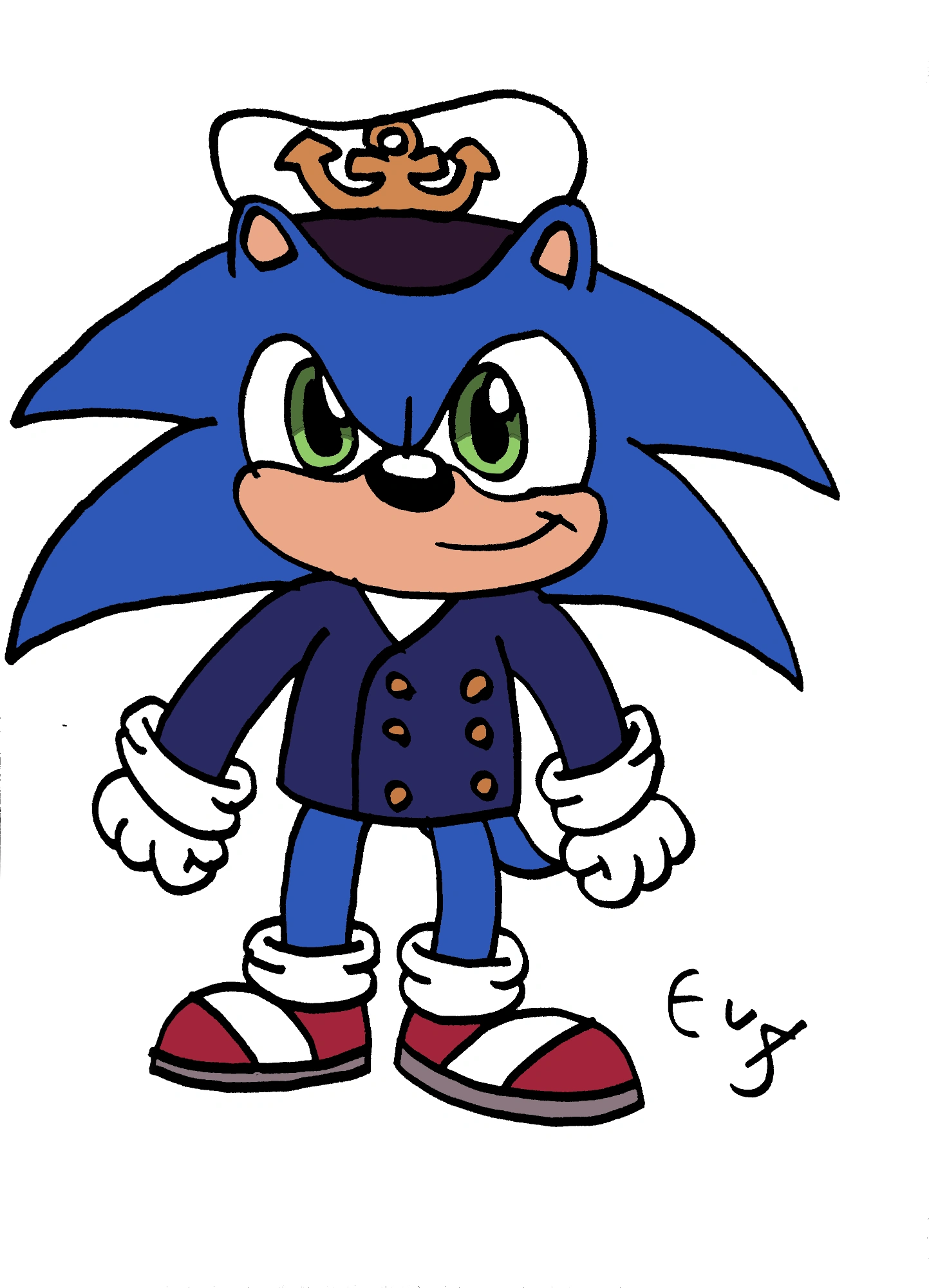 My drawing of Sailor Sonic | Fandom