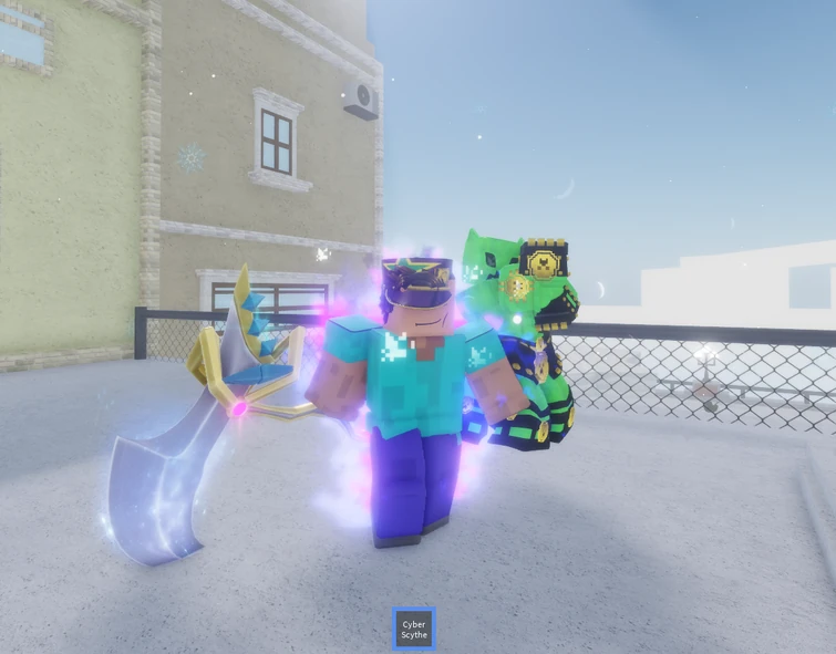 Trading Creeper Queen (KQBTD), Joe v3, and Cyber Scythe (Christmas