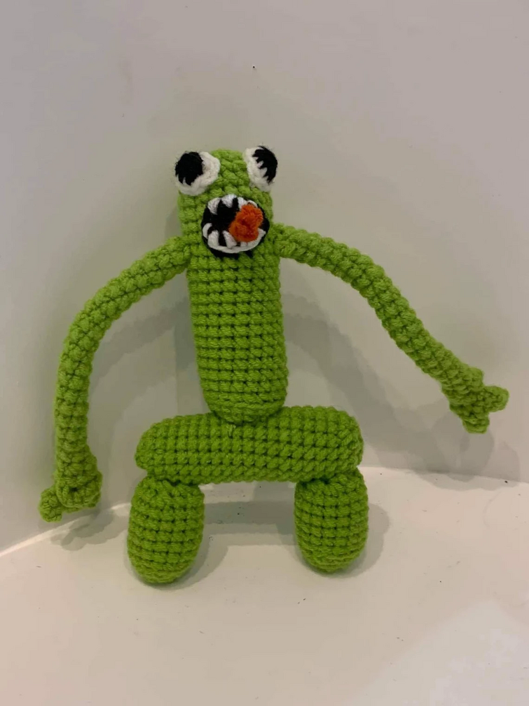 Green Rainbow friends Crochet