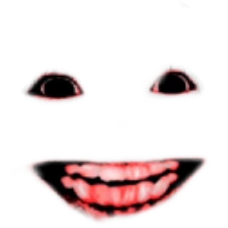 Roblox scary face png - Top png files on