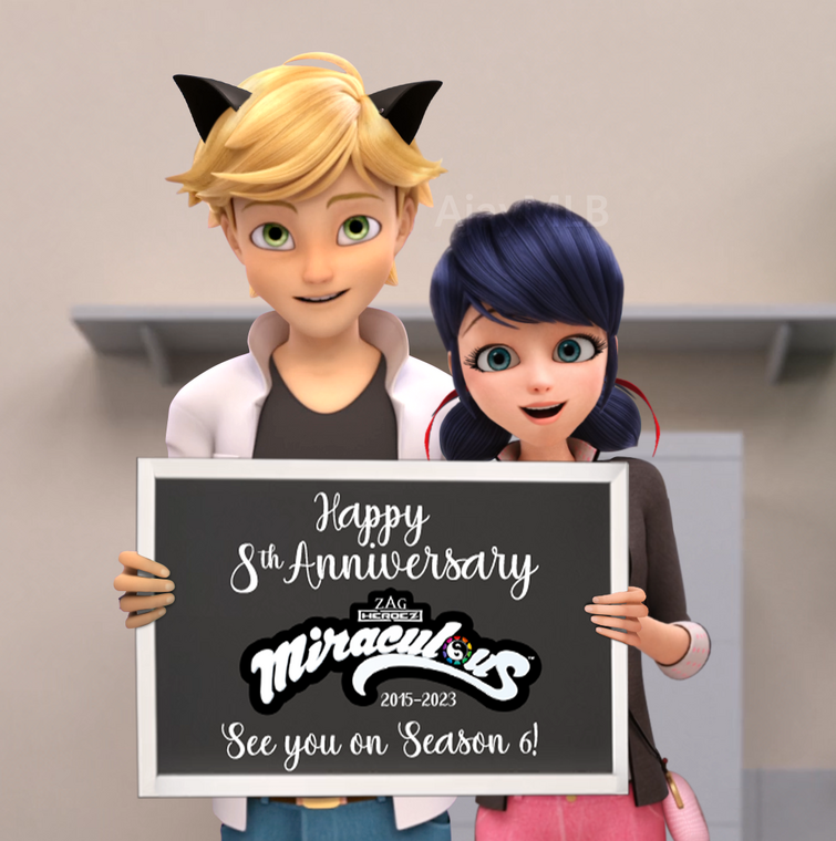 Happy 8th Anniversary to Miraculous: Tales of Ladybug & Chat Noir