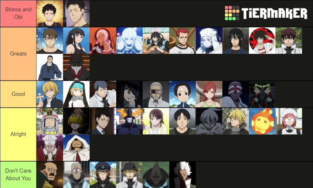 Fire Force: Enbu no Shо - Tier List and Reroll Guide : r/qooapp