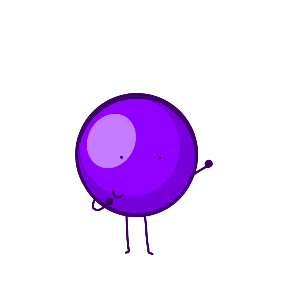 Bouncy ball if she was in ONE Fandom