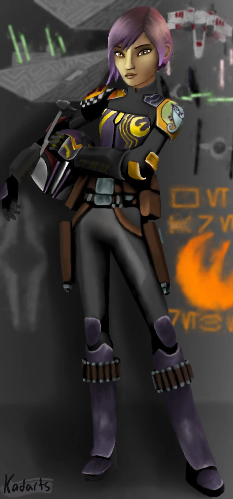 Women Of Star Wars Week 7 Sabine Wren Fandom 