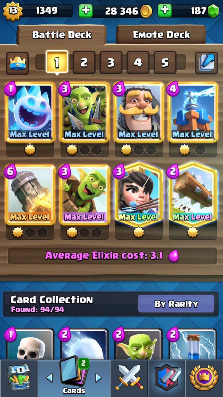 BEST LADDER DECK for TROPHIES? HIGHEST WIN % - Arena 12 Legendary Arena - Clash  Royale 