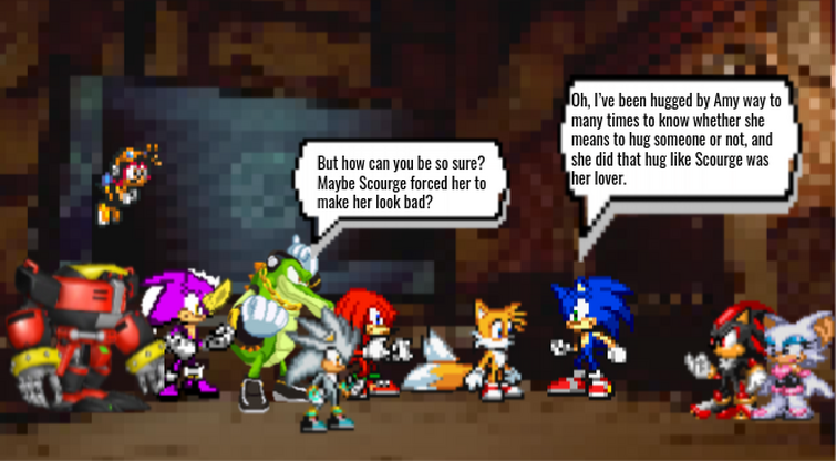 Sonic and Shadow in Green Hill Zone (5) by Banjo2015 on DeviantArt