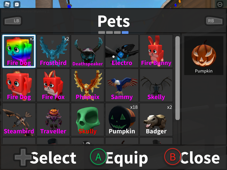 Trading Corrupt and my duplicates ONLY (except pumpkin pet stack)