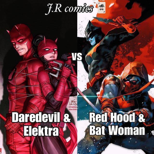 Daredevil and Elektra vs. Red Hood and Batwoman | Fandom