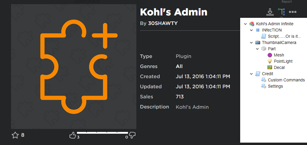 Roblox Admin Plugin