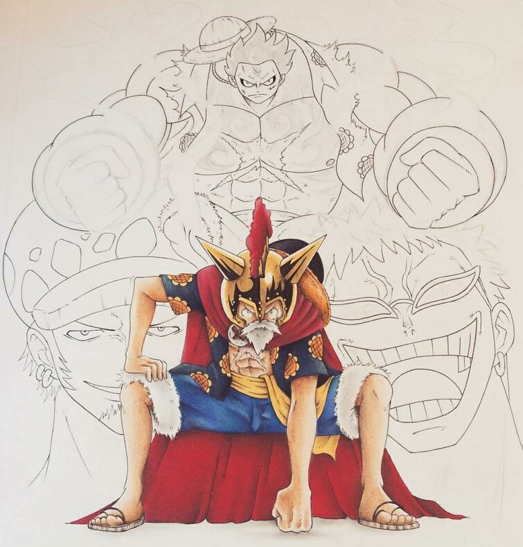 draw Luffy gear 5 : r/drawing