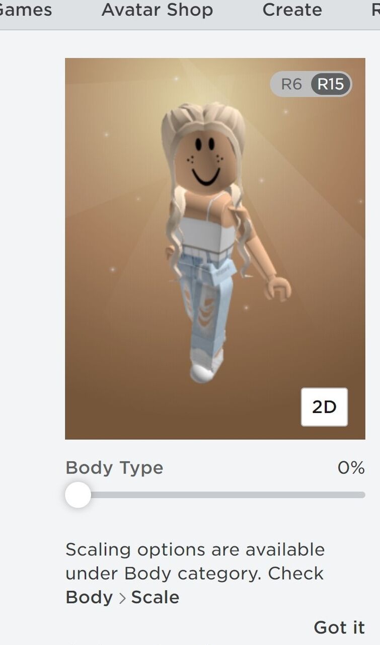 Roblox avatar check