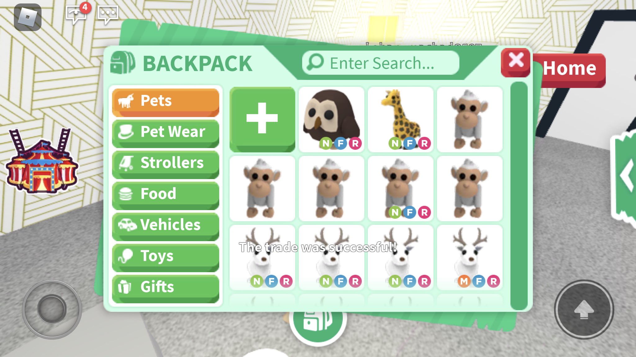 Adopt Me Roblox Pets Inventory