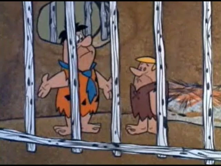 The Flintstones - Fred and Barney get arrested
