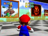 Hallway north of the art gallery.