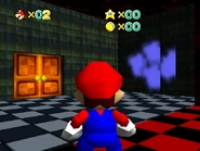 The double door leading to the Vanilla Basement/Toad's Lobby.