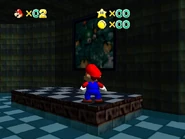 The painting leading to Flooded Downtown.