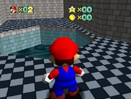 The hole leading to Desert Maze.